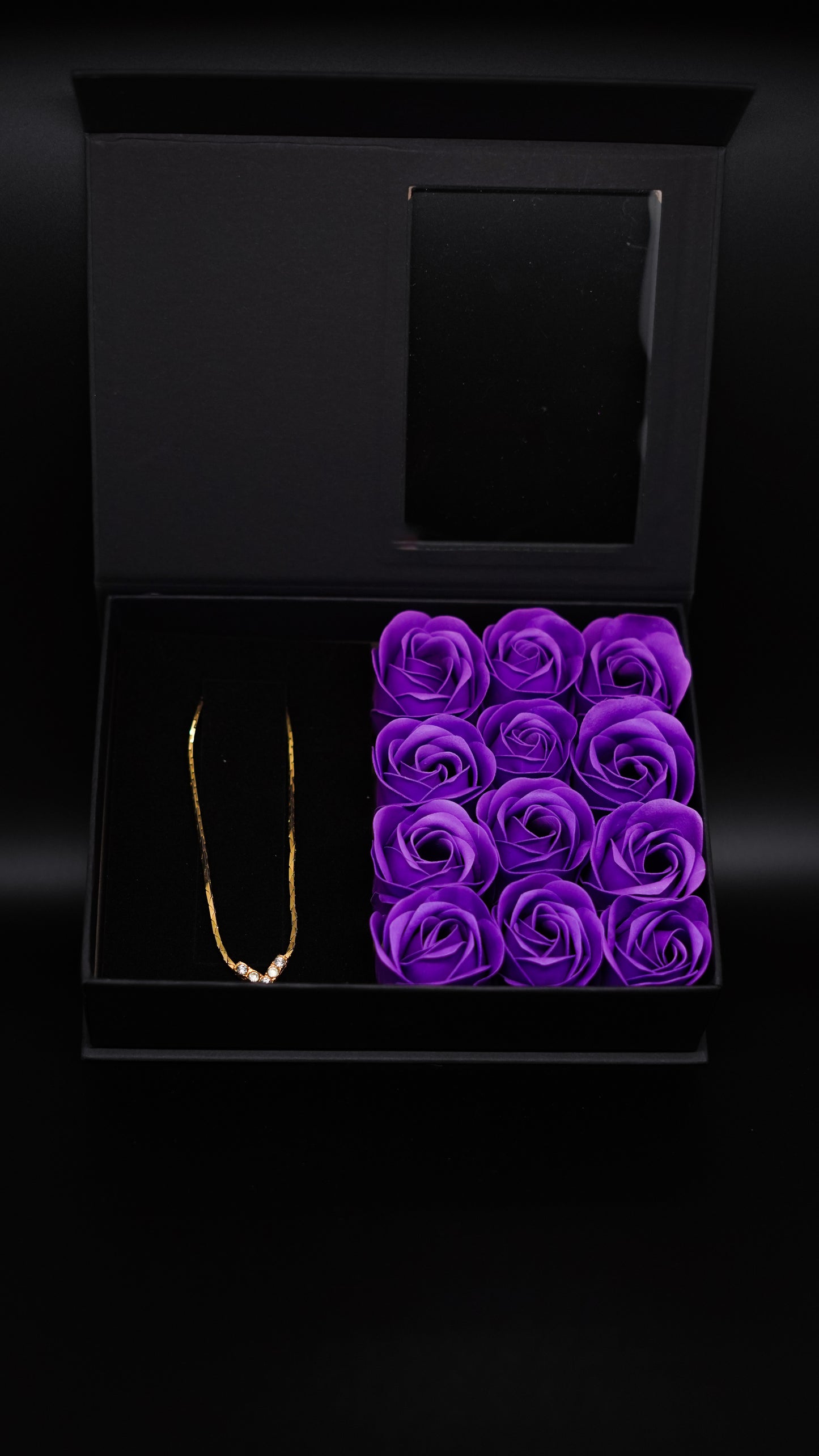 12 Rosenbox - Lila